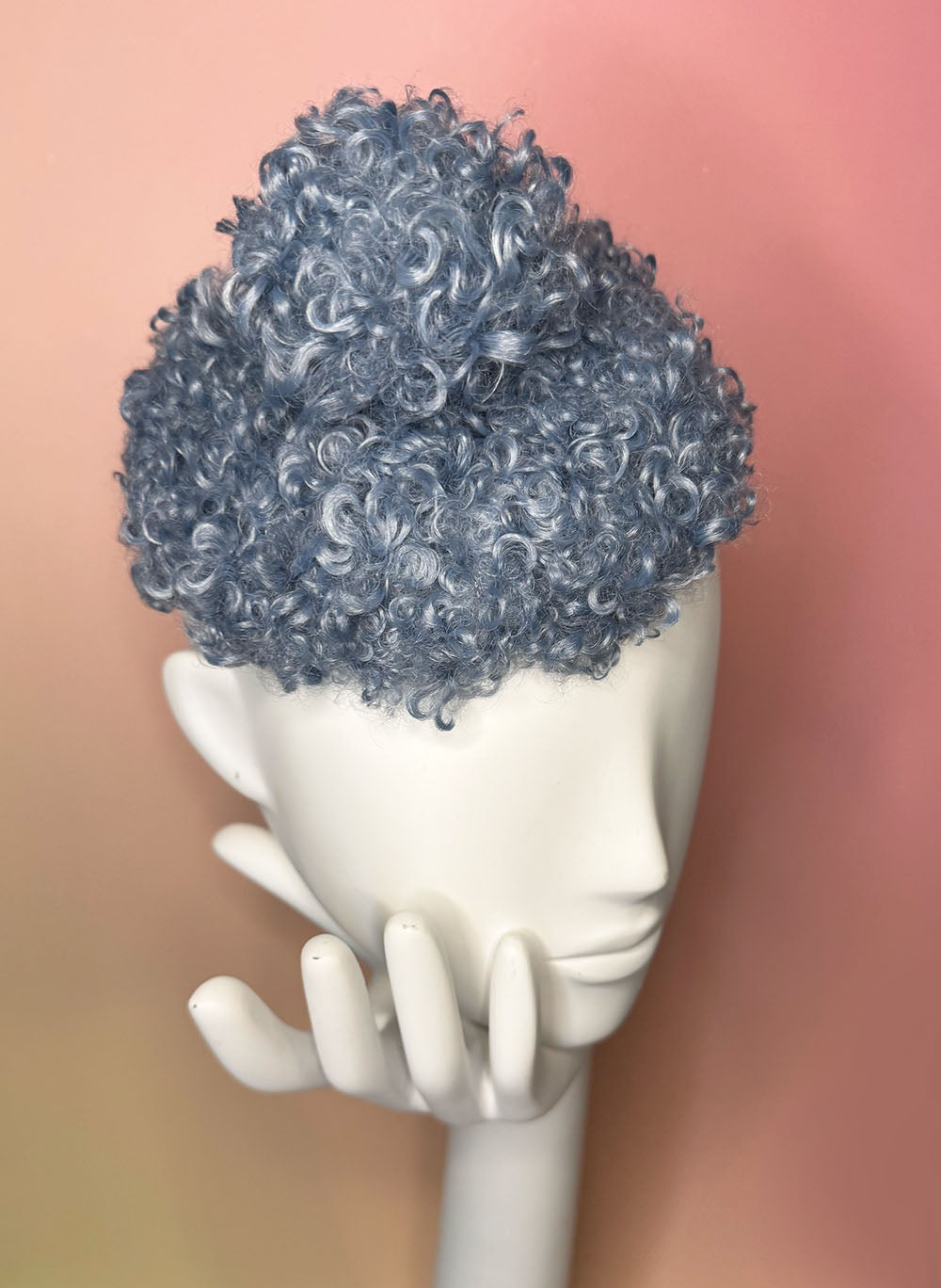 Mini Beret "Curly Blue"