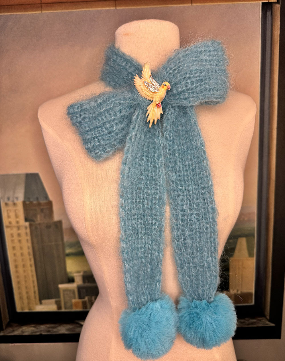Beret & Mini Scarf "Birdie"