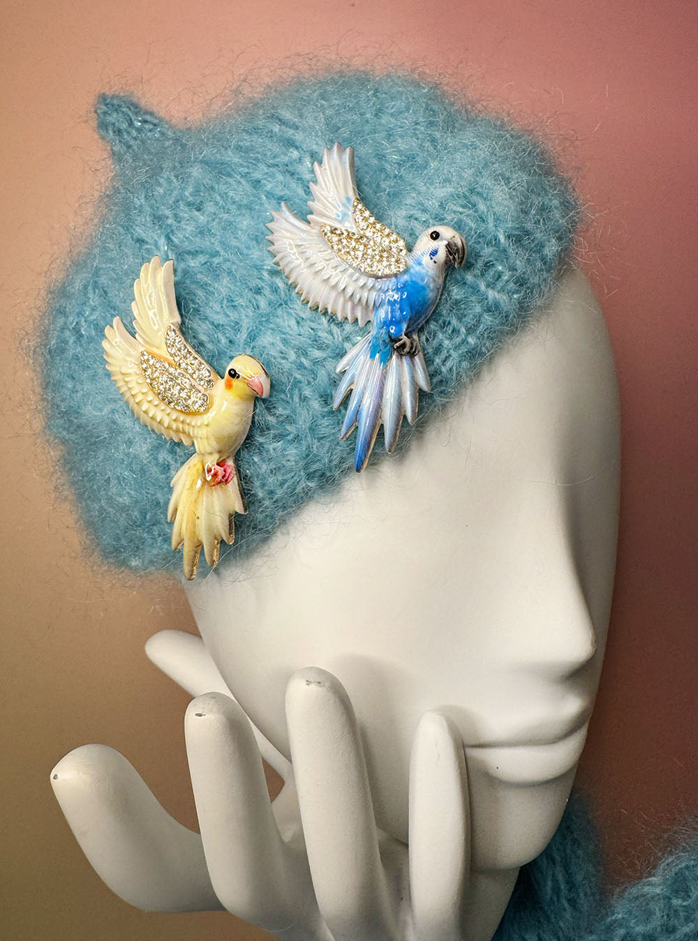 Beret & Mini Scarf "Birdie"