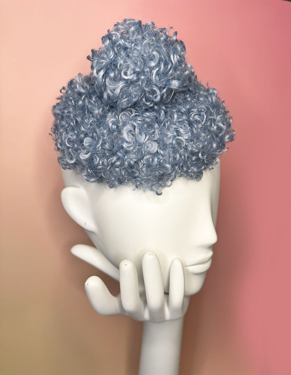 Mini Beret "Curly Blue"