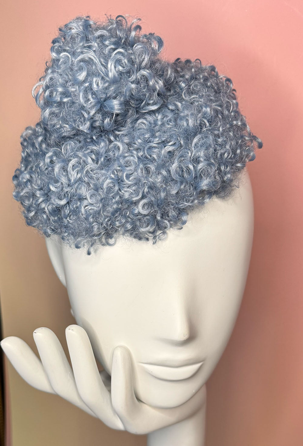 Mini Beret "Curly Blue"