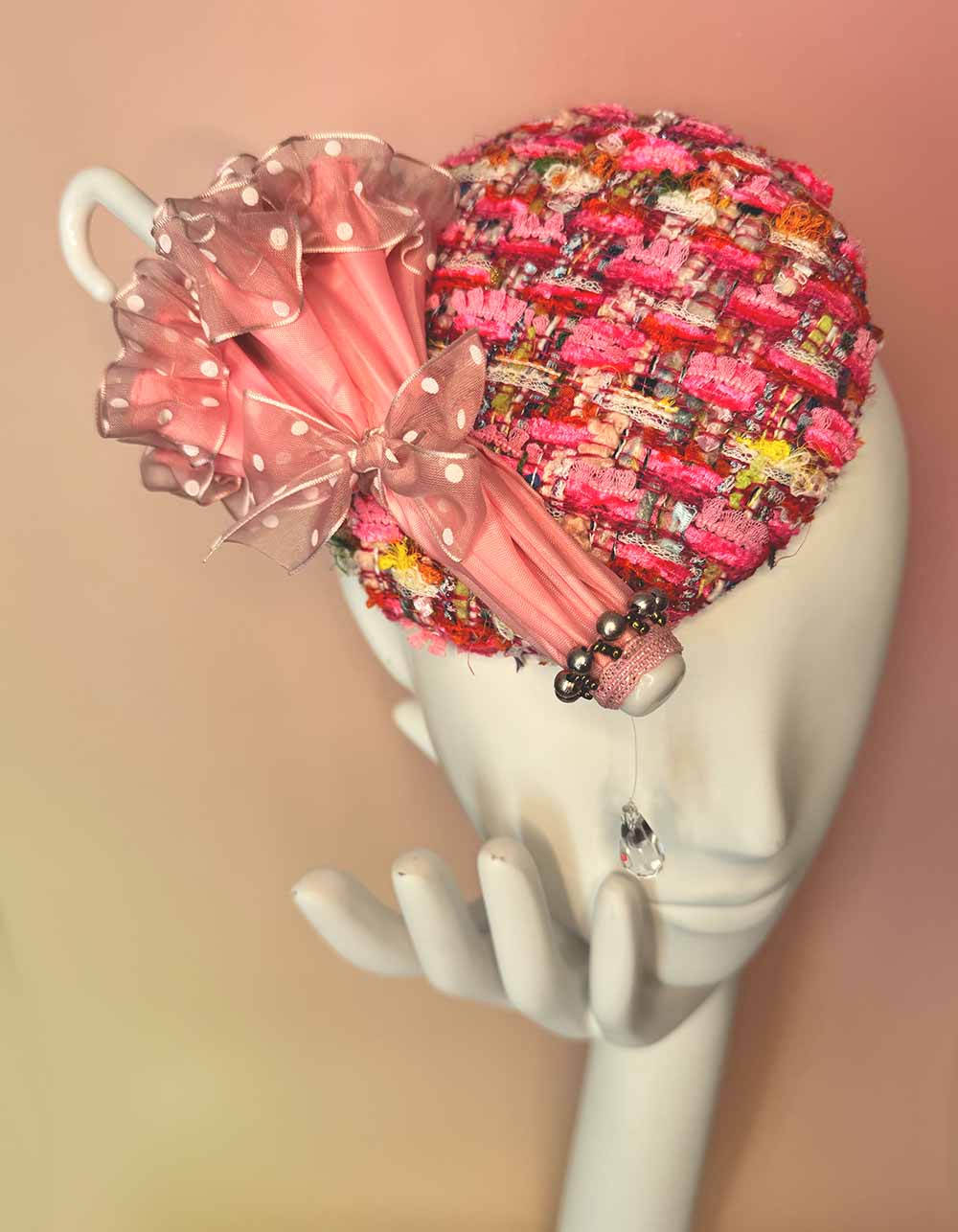 Fascinator "A rainy day in Paris"