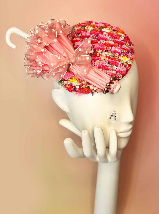 Fascinator "A rainy day in Paris"