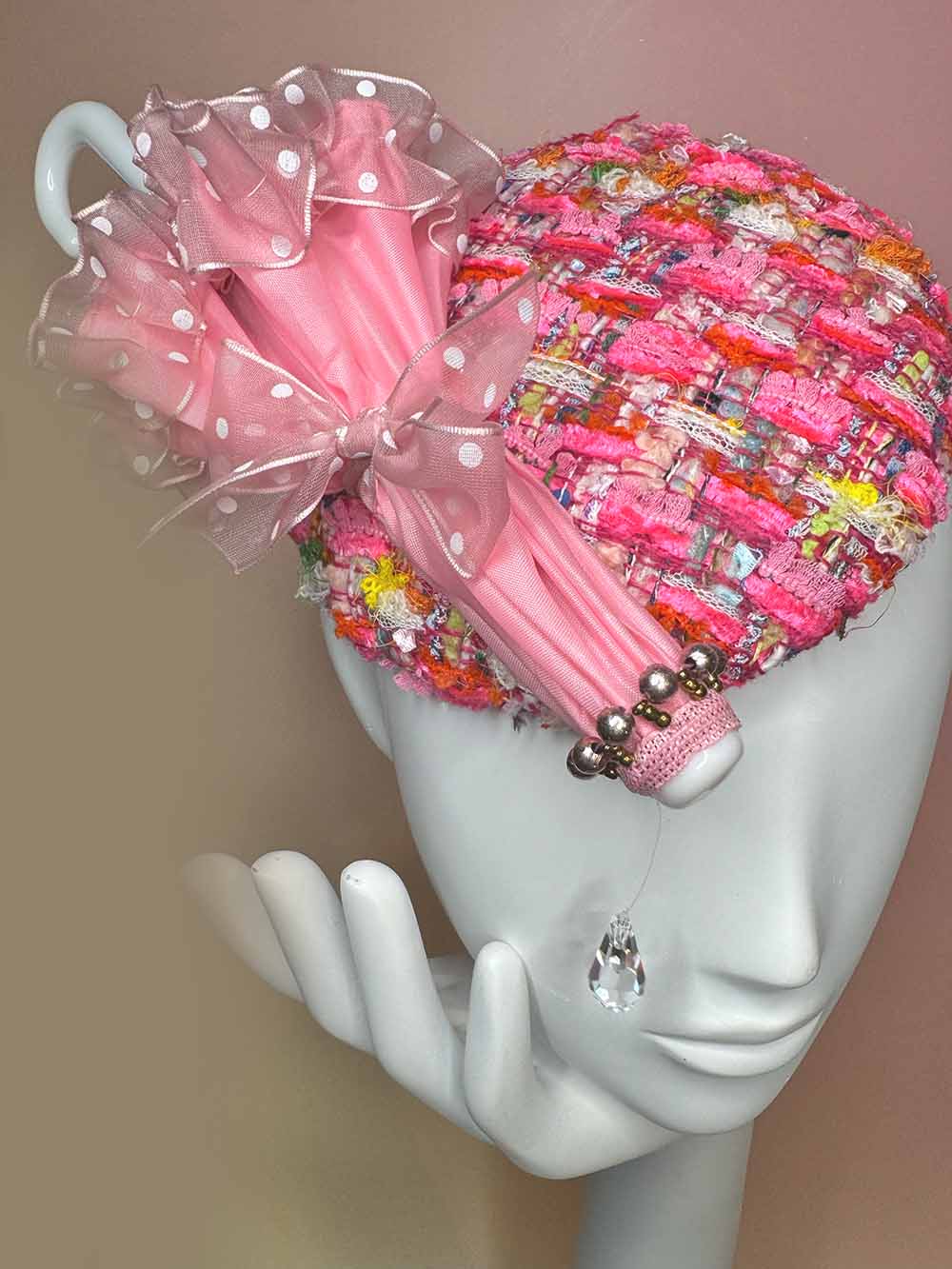 Fascinator "A rainy day in Paris"